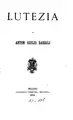 Cover image for Lutezia