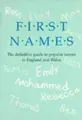 Cover image for First Names (Office of Population Censuses)