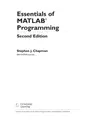 Cover image for Essentials of MATLAB programming