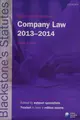 Cover image for Blackstone's Statutes on Company Law 2013-2014