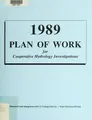 Cover image for Plan of work for cooperative hydrology investigations