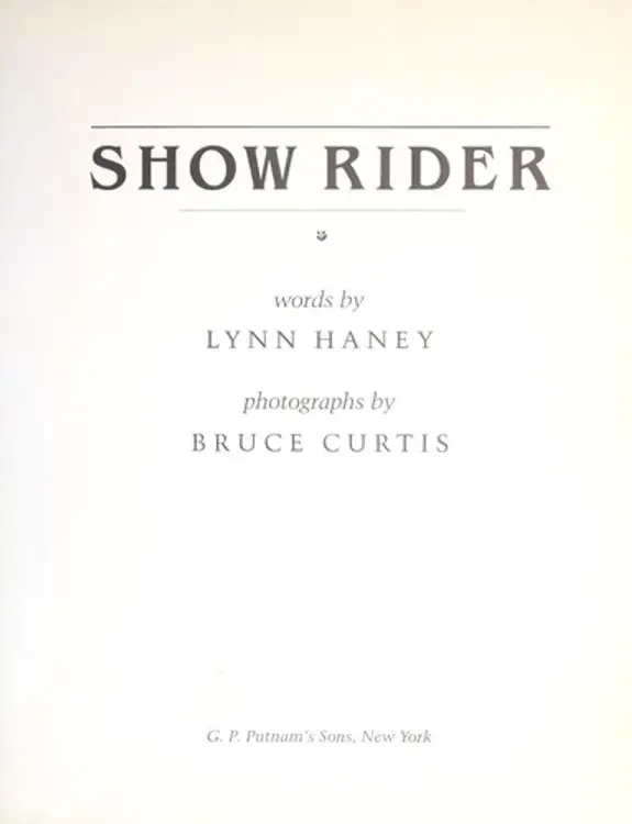 Show rider cover