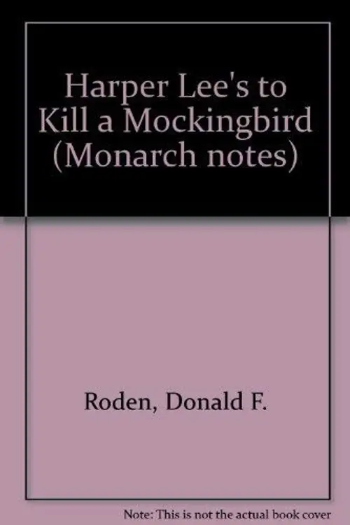 Harper Lee's to Kill a Mocking Bird cover