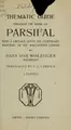 Cover image for Thematic guide through the music of Parsifal