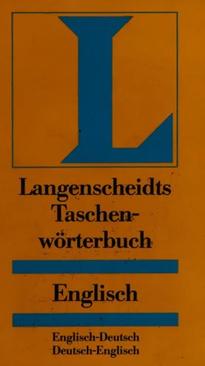 Langenscheidts Taschenwörterbuch der englischen und deutschen Sprache cover