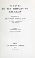 Cover image for Studies in the History of Religions: Presented to Crawford Howell Toy