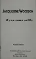 Cover image for If you come softly