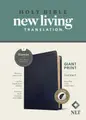 Cover image for NLT Compact Giant Print Bible, Filament Enabled Edition (Red Letter, LeatherLike, Navy Blue Cross, Indexed)