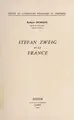 Cover image for Stefan Zweig et la France
