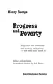 Cover image for Progress and Poverty - edited and abridged for modern readers by Bob Drake