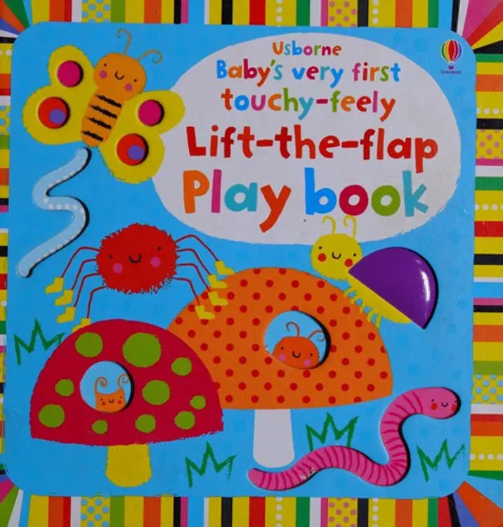 Usborne baby's very first touchy-feely lift-the-flap play book cover
