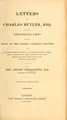 Cover image for Letters to Charles Butler, esq, on the theological parts of his Book of the Roman Catholic Church...