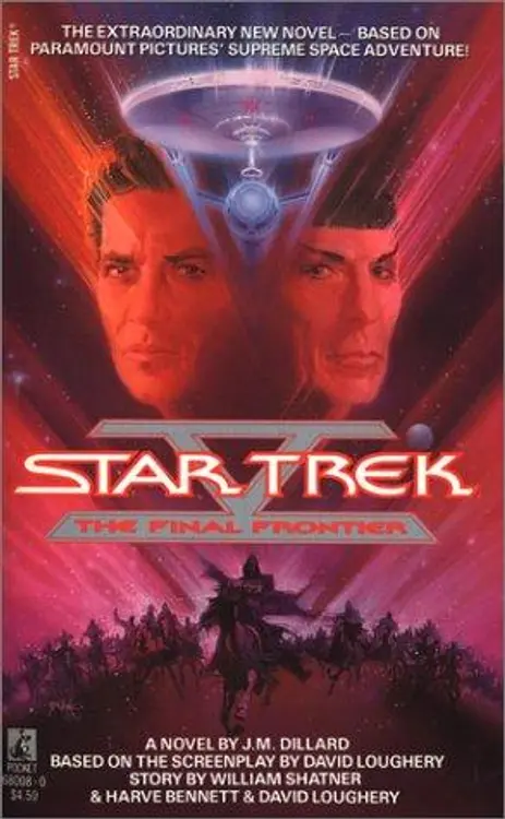 Star trek V, the final frontier: a novel cover