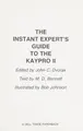 Cover image for The instant expert's guide to the Kaypro II