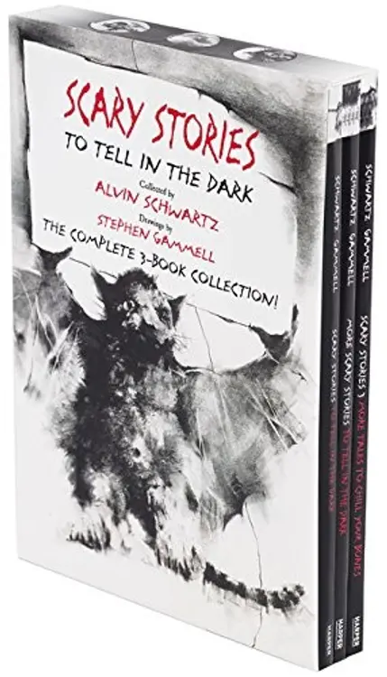 Scary Stories Paperback Box Set: The Complete 3-Book Collection with Classic Art by Stephen Gammell cover