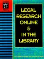 Cover image for Legal Research Online and in the Library