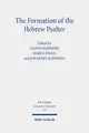 Cover image for Formation of the Hebrew Psalter