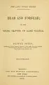 Cover image for Bear and forbear, or, The young skipper of Lake Ucayga