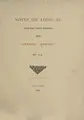 Cover image for Notes on Louis XI