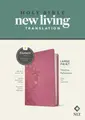 Cover image for NLT Large Print Thinline Reference Bible, Filament Enabled Edition (Red Letter, LeatherLike, Peony Pink)