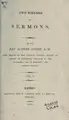 Cover image for Sermons.