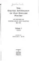 Cover image for The Exeter Anthology of Old English Poetry