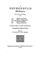 Cover image for A fovre-fovld meditation