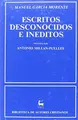 Cover image for Escritos Desconocidos E Ineditos