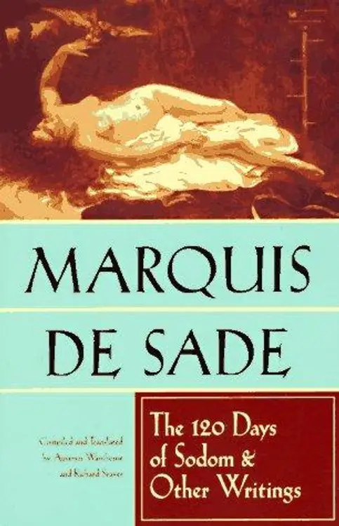 The 120 Days of Sodom and Other Writings cover