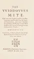 Cover image for The widdowes mite [by] Sir Tobie Matthew ; [and] A treatise of the holy sacrifice of the masse