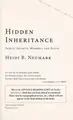 Cover image for Hidden inheritance