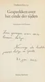 Cover image for Gesprekken over het einde der tijden