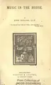 Cover image for Music in the house.