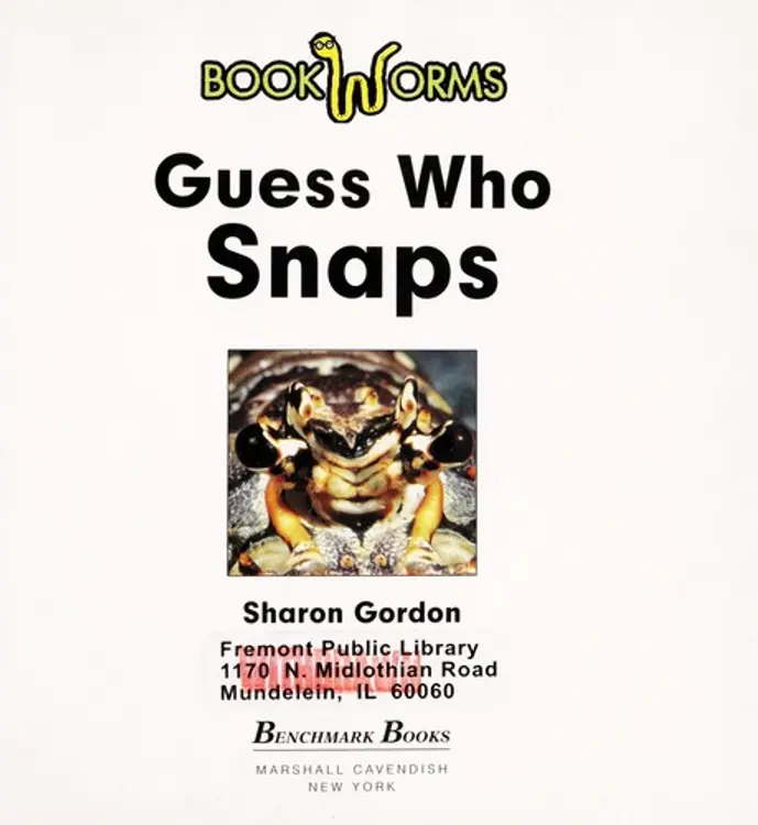Guess who snaps =: Adivina quién tritura cover