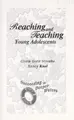 Cover image for Reaching and teaching young adolescents