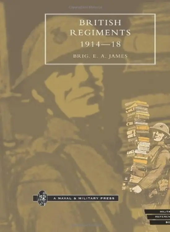 British regiments, 1914-1918 cover