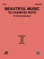 Cover image for Beautiful Music to Learn by Rote, Book I (Viola)