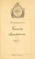 Cover image for Lettre anonyme écrite a un membre de la Convention nationale