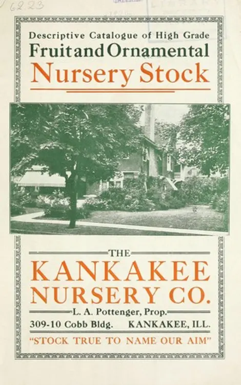 Descriptive catalogue of high grade fruit and ornamental nursery stock cover
