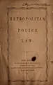 Cover image for An act to establish a metropolitan police district and to provide for the government thereof