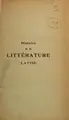 Cover image for Histoire de la littérature latine