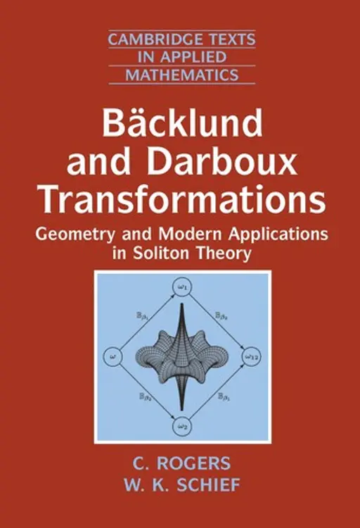 Bäcklund and Darboux transformations: geometry and modern applications in soliton theory cover