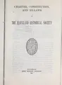 Cover image for Charter, constitution and by-laws of the Maryland Historical Society