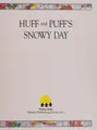 Cover image for Huff and Puff's snowy day