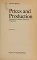 Cover image for Prices and production