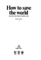 Cover image for How to Save the World