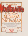 Cover image for Die fabelhaften Monsterakten der furchtlosen Minerva McFearless