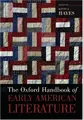 Cover image for The Oxford Handbook of Early American Literature