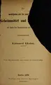 Cover image for Die wichtigsten der bis jetzt bekannten Geheimmittel und Specialita ten mit Angabe ihrer Zusammensetzung und ihres Werthes