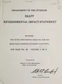 Cover image for Draft environmental impact statement